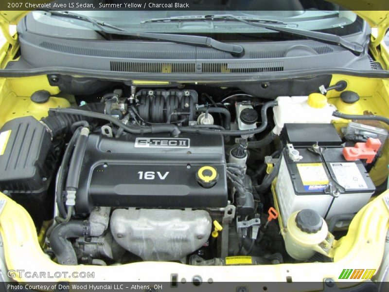 Summer Yellow / Charcoal Black 2007 Chevrolet Aveo LS Sedan