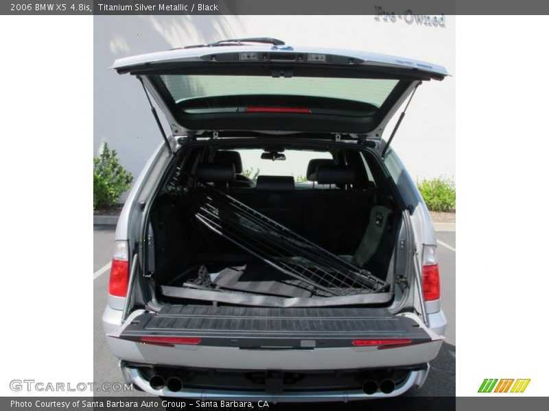 Titanium Silver Metallic / Black 2006 BMW X5 4.8is
