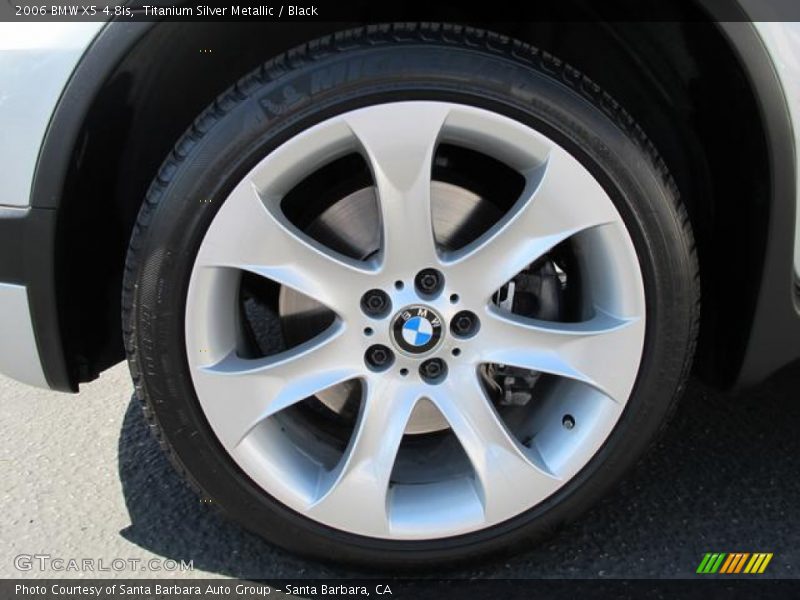 Titanium Silver Metallic / Black 2006 BMW X5 4.8is