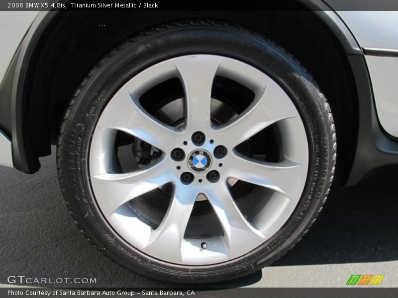 Titanium Silver Metallic / Black 2006 BMW X5 4.8is
