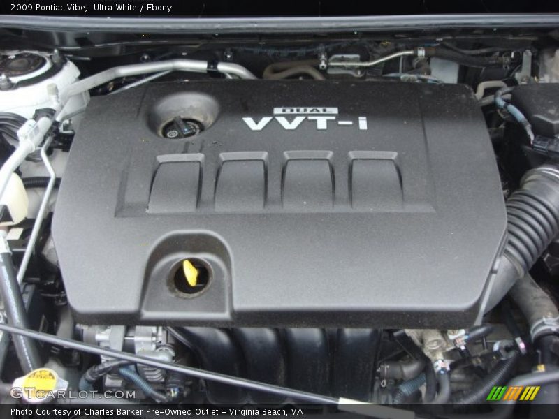 Ultra White / Ebony 2009 Pontiac Vibe