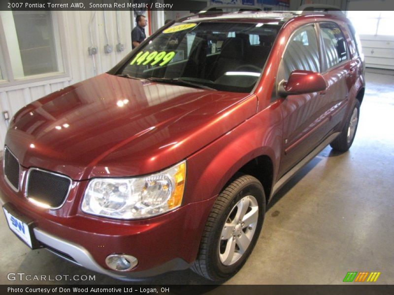 Sonoma Red Metallic / Ebony 2007 Pontiac Torrent AWD