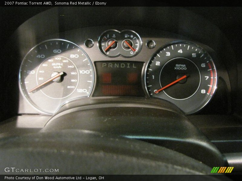 Sonoma Red Metallic / Ebony 2007 Pontiac Torrent AWD