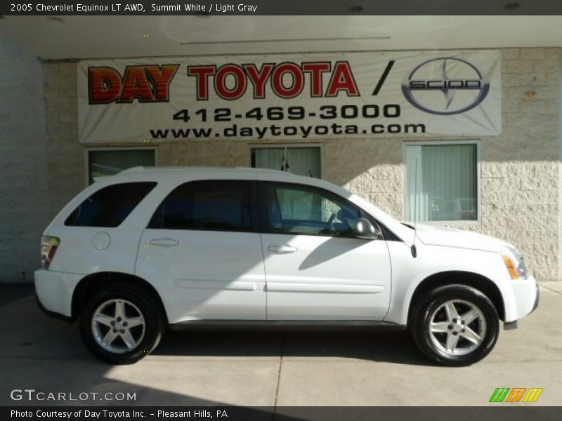 Summit White / Light Gray 2005 Chevrolet Equinox LT AWD