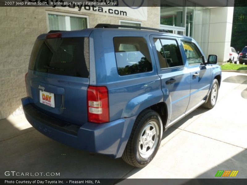 Marine Blue Pearl / Pastel Slate Gray 2007 Jeep Patriot Sport