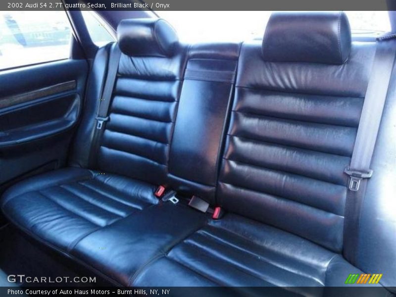 Rear Seat of 2002 S4 2.7T quattro Sedan