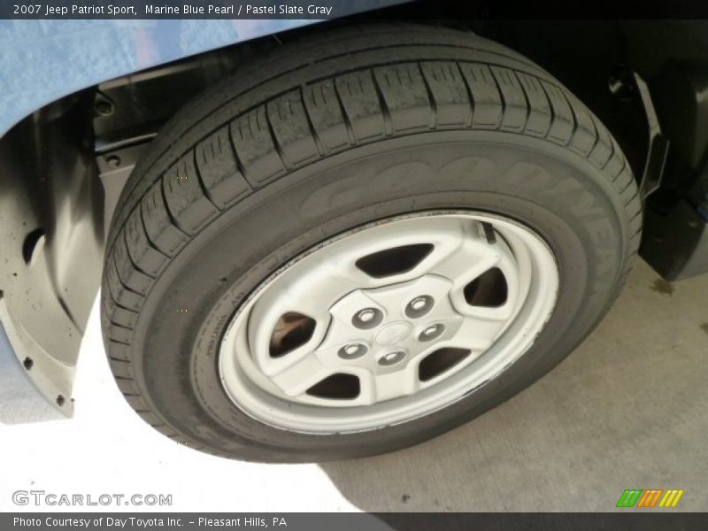 Marine Blue Pearl / Pastel Slate Gray 2007 Jeep Patriot Sport