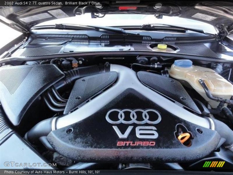  2002 S4 2.7T quattro Sedan Engine - 2.7 Liter Twin-Turbocharged DOHC 30-Valve V6