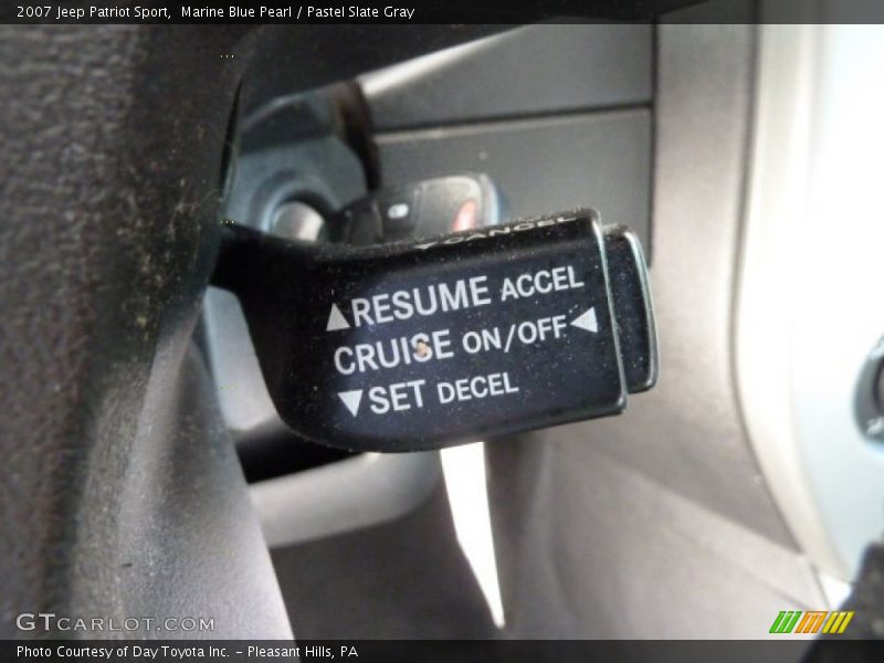 Marine Blue Pearl / Pastel Slate Gray 2007 Jeep Patriot Sport