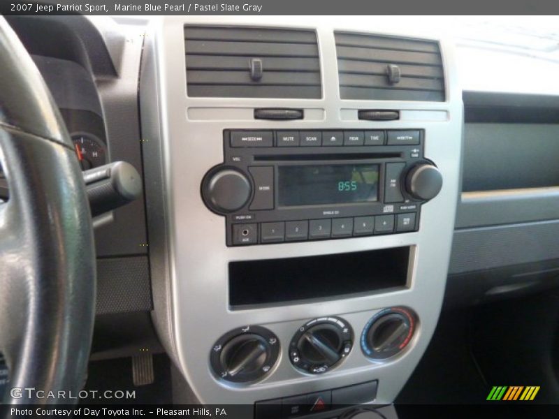 Marine Blue Pearl / Pastel Slate Gray 2007 Jeep Patriot Sport