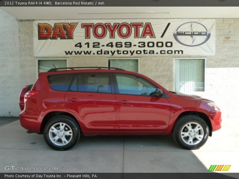 Barcelona Red Metallic / Ash 2012 Toyota RAV4 I4 4WD