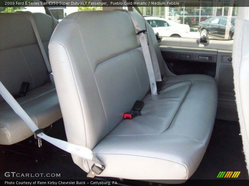 Pueblo Gold Metallic / Medium Pebble 2009 Ford E Series Van E350 Super Duty XLT Passenger