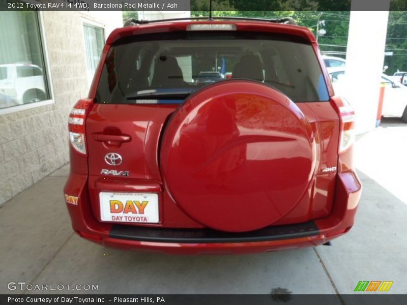 Barcelona Red Metallic / Ash 2012 Toyota RAV4 I4 4WD