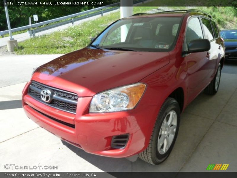 Barcelona Red Metallic / Ash 2012 Toyota RAV4 I4 4WD