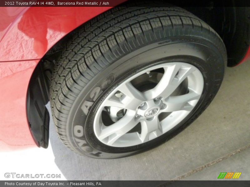 Barcelona Red Metallic / Ash 2012 Toyota RAV4 I4 4WD
