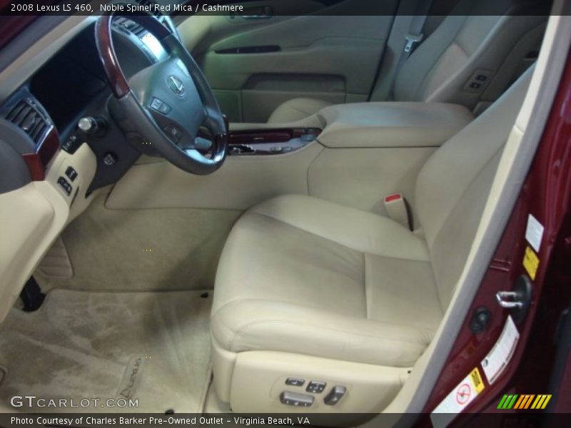 Noble Spinel Red Mica / Cashmere 2008 Lexus LS 460