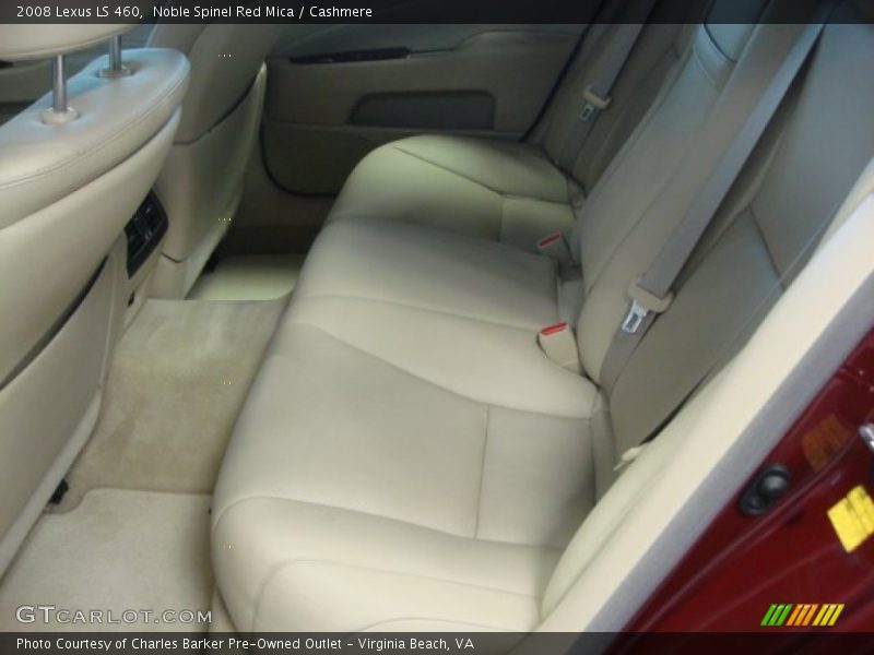 Noble Spinel Red Mica / Cashmere 2008 Lexus LS 460