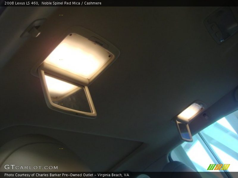 Noble Spinel Red Mica / Cashmere 2008 Lexus LS 460