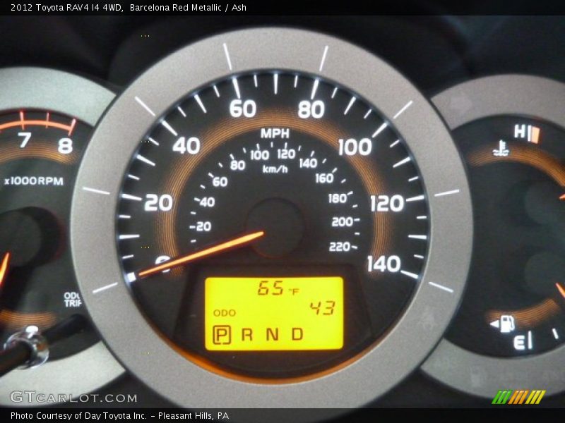 Barcelona Red Metallic / Ash 2012 Toyota RAV4 I4 4WD