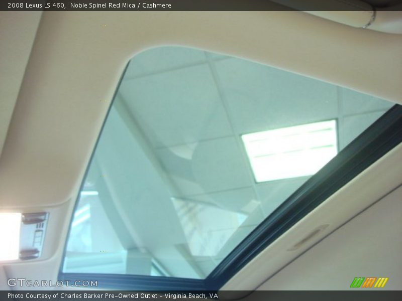 Noble Spinel Red Mica / Cashmere 2008 Lexus LS 460