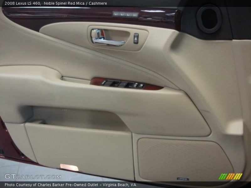 Noble Spinel Red Mica / Cashmere 2008 Lexus LS 460