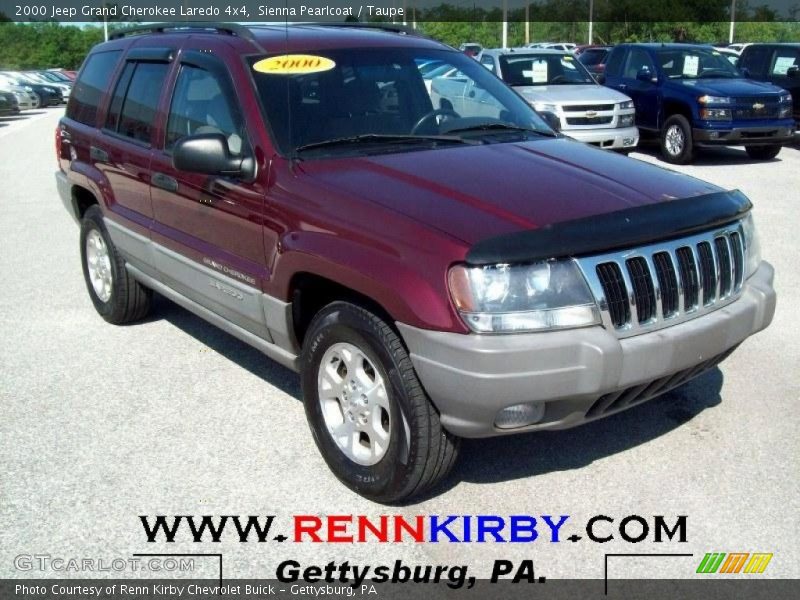 Sienna Pearlcoat / Taupe 2000 Jeep Grand Cherokee Laredo 4x4