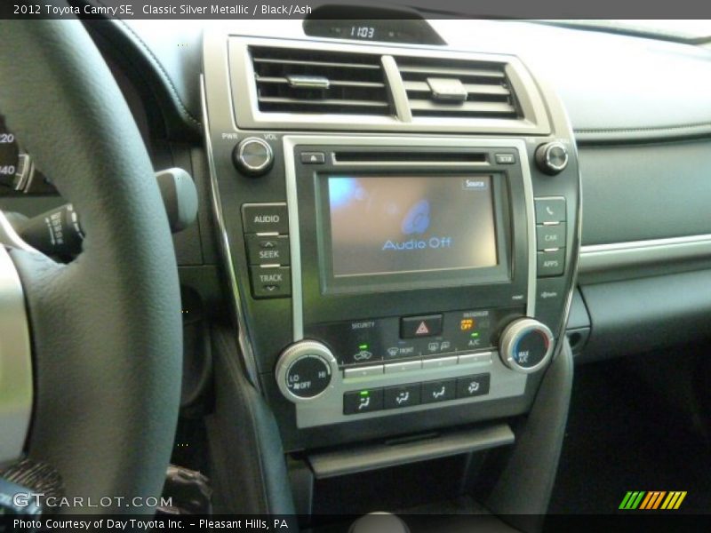 Classic Silver Metallic / Black/Ash 2012 Toyota Camry SE