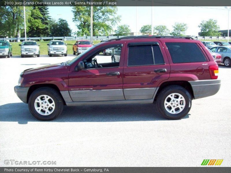 Sienna Pearlcoat / Taupe 2000 Jeep Grand Cherokee Laredo 4x4