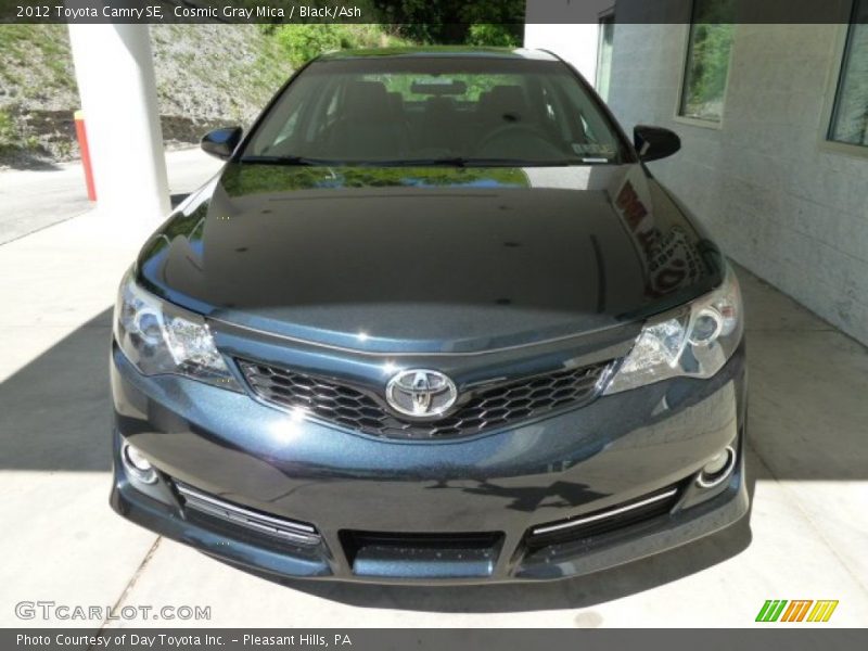 Cosmic Gray Mica / Black/Ash 2012 Toyota Camry SE