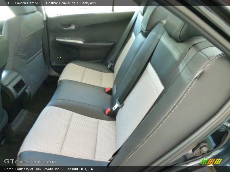 Cosmic Gray Mica / Black/Ash 2012 Toyota Camry SE