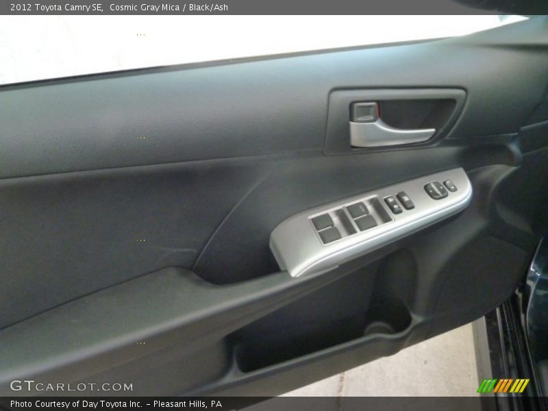 Cosmic Gray Mica / Black/Ash 2012 Toyota Camry SE