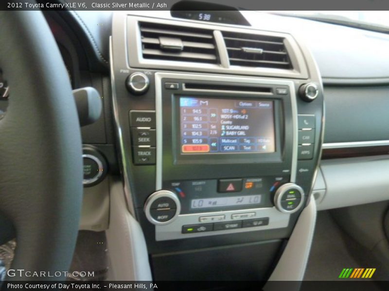 Classic Silver Metallic / Ash 2012 Toyota Camry XLE V6