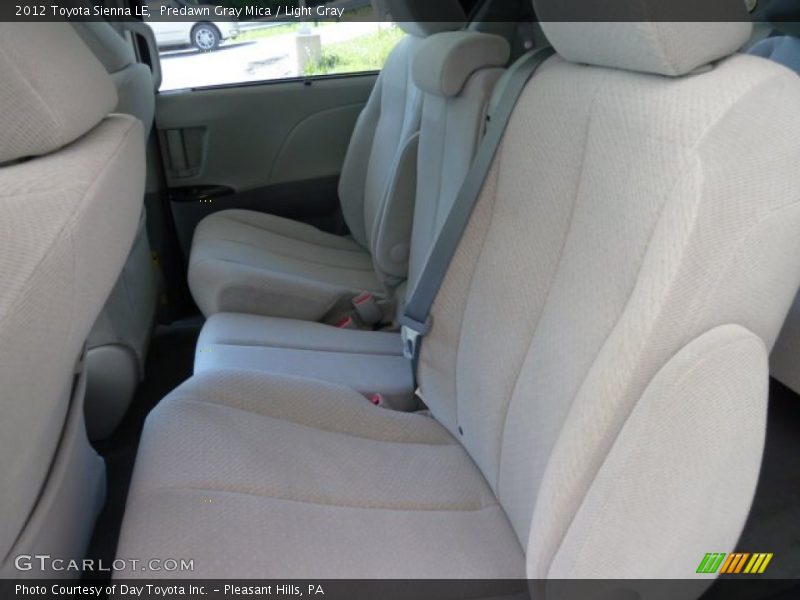 Predawn Gray Mica / Light Gray 2012 Toyota Sienna LE