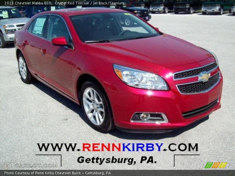 Crystal Red Tintcoat / Jet Black/Titanium 2013 Chevrolet Malibu ECO