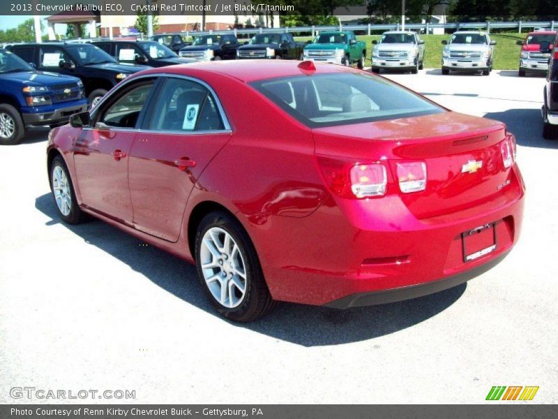 Crystal Red Tintcoat / Jet Black/Titanium 2013 Chevrolet Malibu ECO