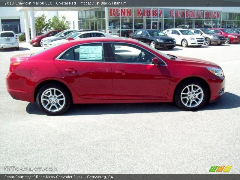 Crystal Red Tintcoat / Jet Black/Titanium 2013 Chevrolet Malibu ECO