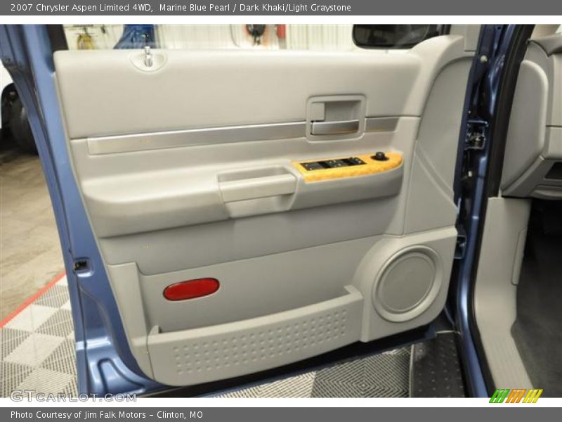 Marine Blue Pearl / Dark Khaki/Light Graystone 2007 Chrysler Aspen Limited 4WD
