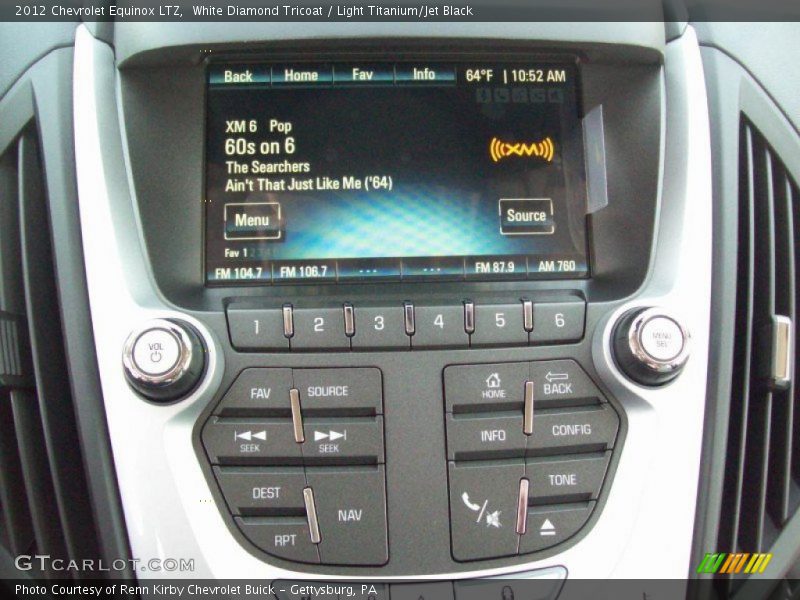 White Diamond Tricoat / Light Titanium/Jet Black 2012 Chevrolet Equinox LTZ