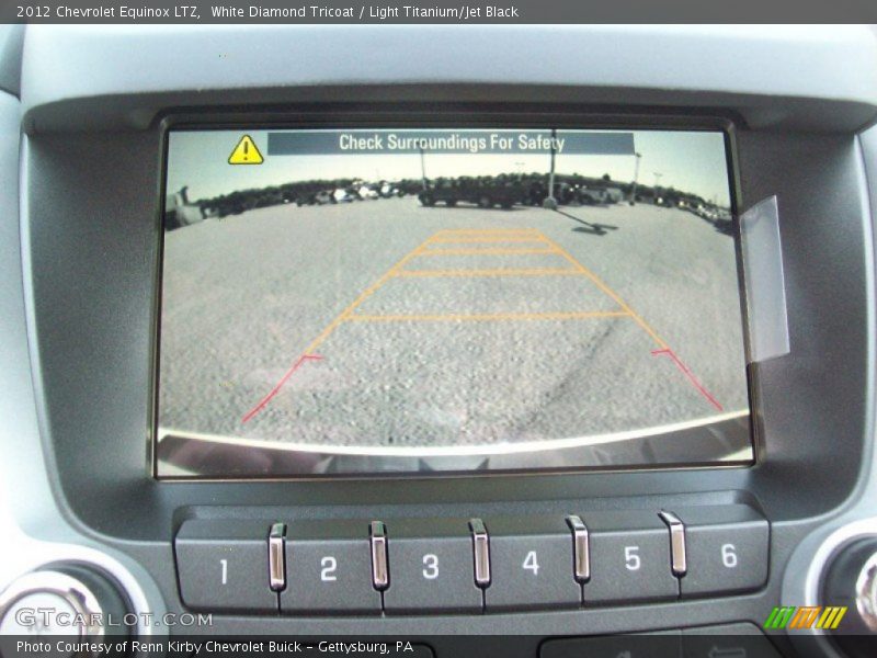 White Diamond Tricoat / Light Titanium/Jet Black 2012 Chevrolet Equinox LTZ