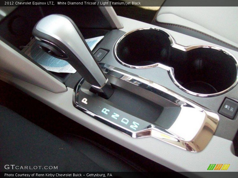 White Diamond Tricoat / Light Titanium/Jet Black 2012 Chevrolet Equinox LTZ