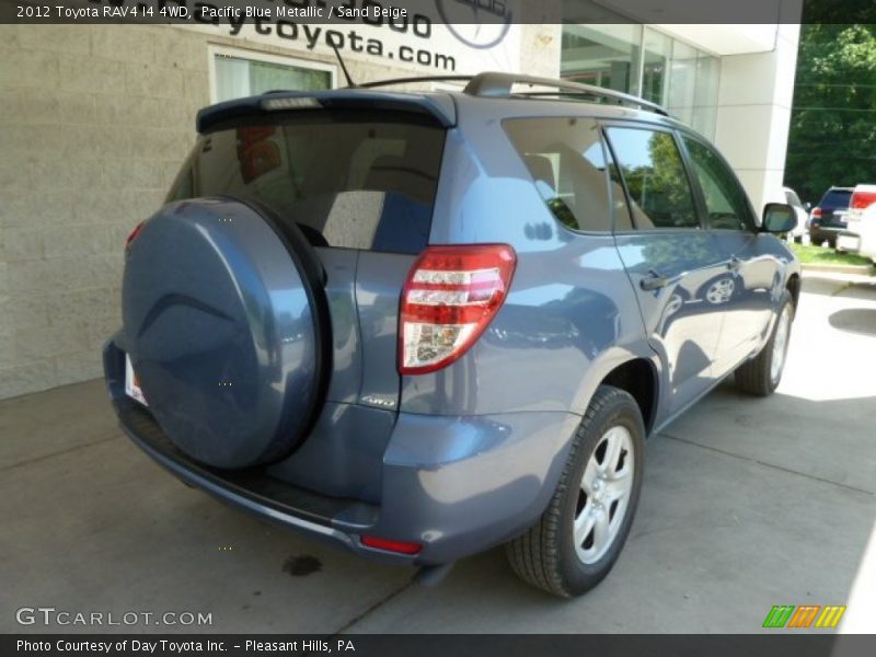 Pacific Blue Metallic / Sand Beige 2012 Toyota RAV4 I4 4WD