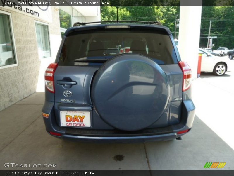 Pacific Blue Metallic / Sand Beige 2012 Toyota RAV4 I4 4WD