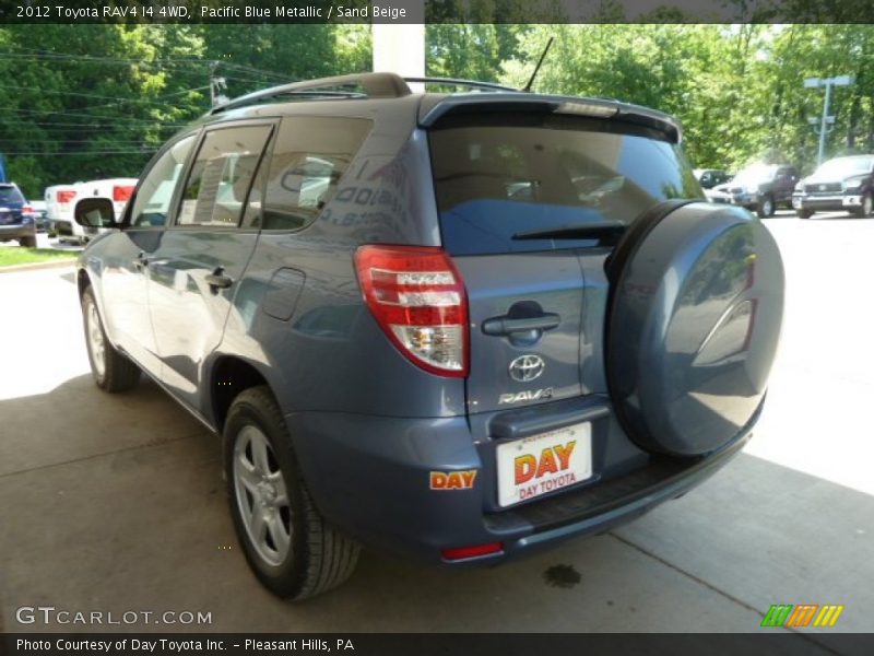 Pacific Blue Metallic / Sand Beige 2012 Toyota RAV4 I4 4WD