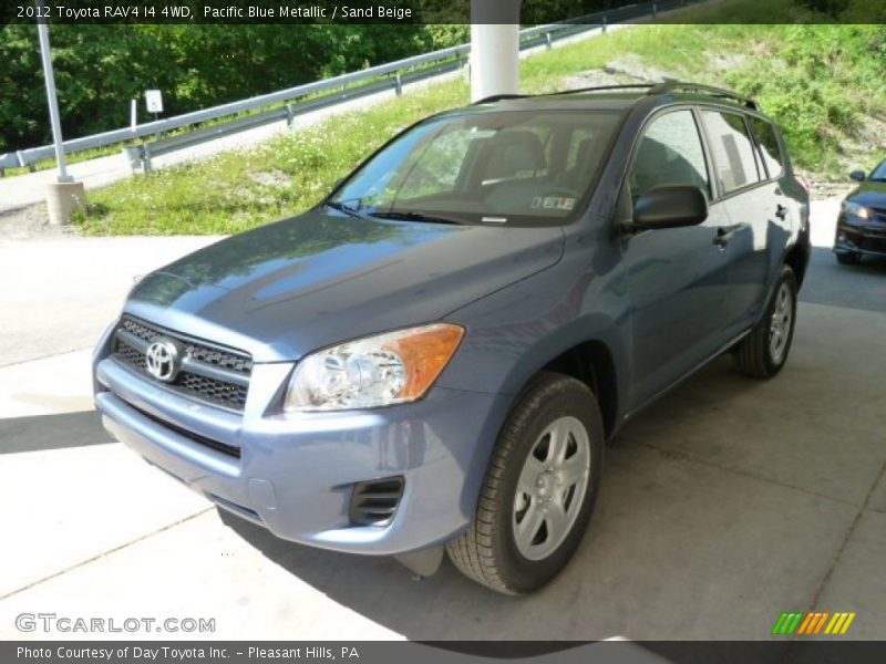 Pacific Blue Metallic / Sand Beige 2012 Toyota RAV4 I4 4WD