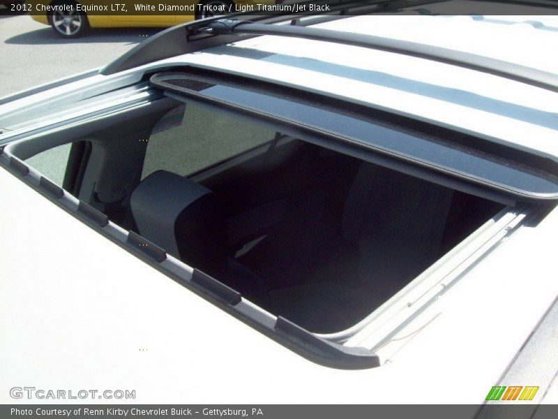 White Diamond Tricoat / Light Titanium/Jet Black 2012 Chevrolet Equinox LTZ