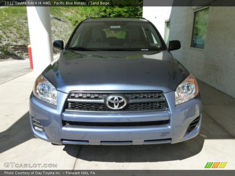 Pacific Blue Metallic / Sand Beige 2012 Toyota RAV4 I4 4WD