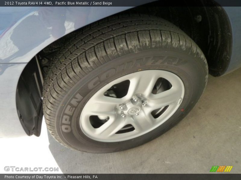 Pacific Blue Metallic / Sand Beige 2012 Toyota RAV4 I4 4WD