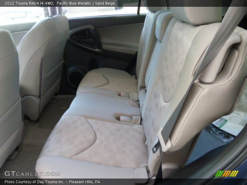 Pacific Blue Metallic / Sand Beige 2012 Toyota RAV4 I4 4WD