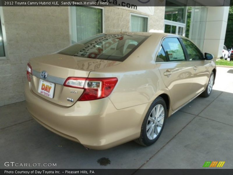 Sandy Beach Metallic / Ivory 2012 Toyota Camry Hybrid XLE