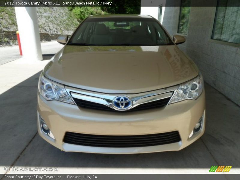 Sandy Beach Metallic / Ivory 2012 Toyota Camry Hybrid XLE